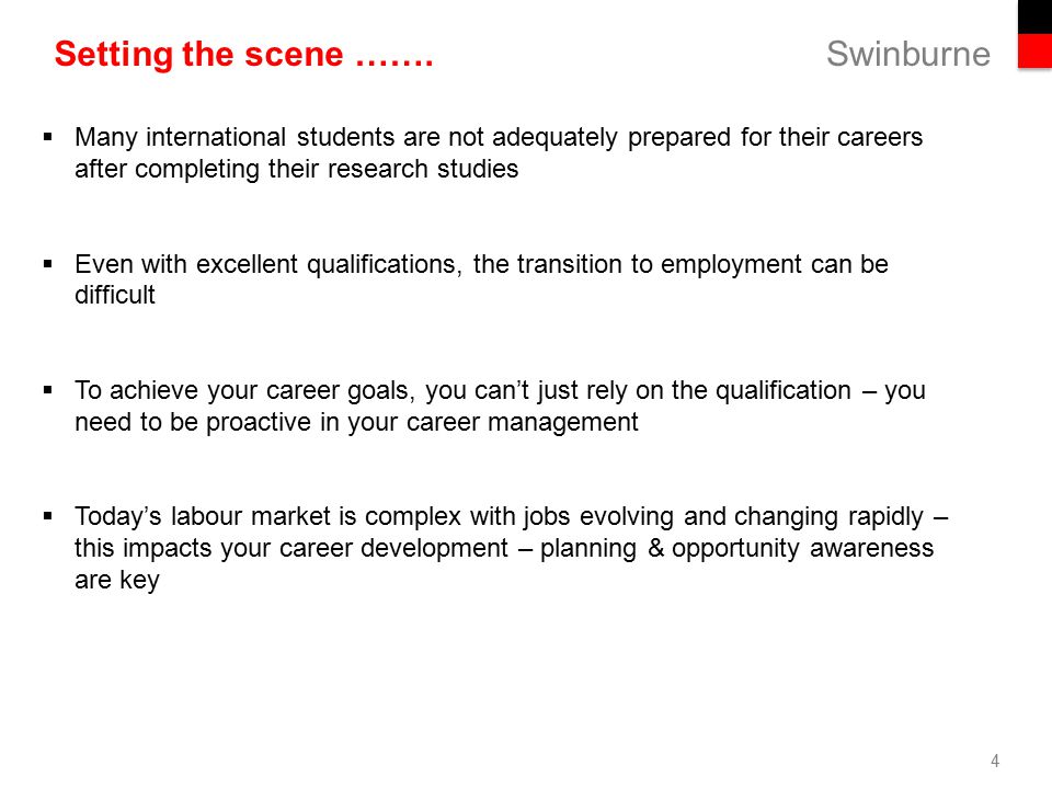 Career plan for international students